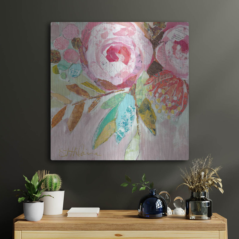 «Dream Floral 3» par St. Hilaire Elizabeth, H 24 po x l 24 po