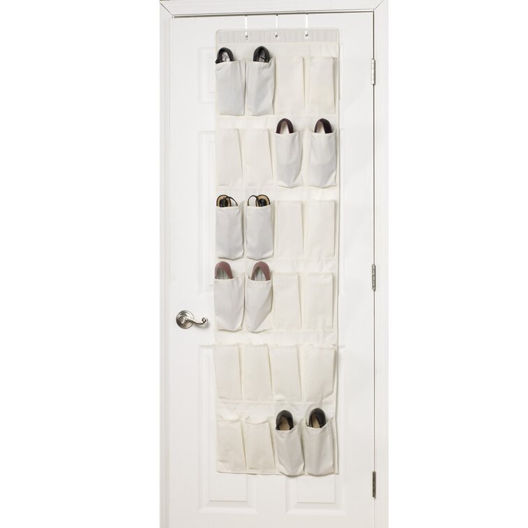 Taupe 10-Compartment Hanging Shoe Organizer | The Container Store