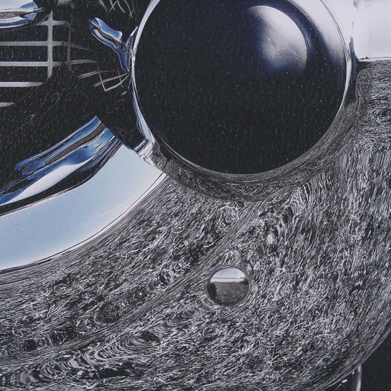 «Dareau Classic Car Bel Air 1957» par Bather Gube, reproduction d'art encadrée à la main, 35.0L x 2.5W x 46.0H