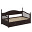 Lit de jour avec lit gigogne, lit de jour extensible avec deux tiroirs de rangement-49161075
