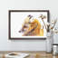 Red Fox in Winter - Picture Frame Painting Print-56758814-56758815