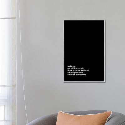 « wake up » par kent youngstrom-reproduction d’art textuel