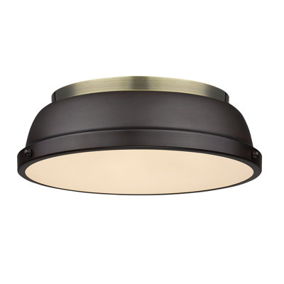 Calico Steel Flush Mount
