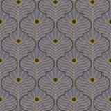 Moroccan Peacock - Dusk Lavender Wallpaper