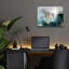 Art mural en verre Wrought Studio «Arctic Green Variation» par Incado-848370819