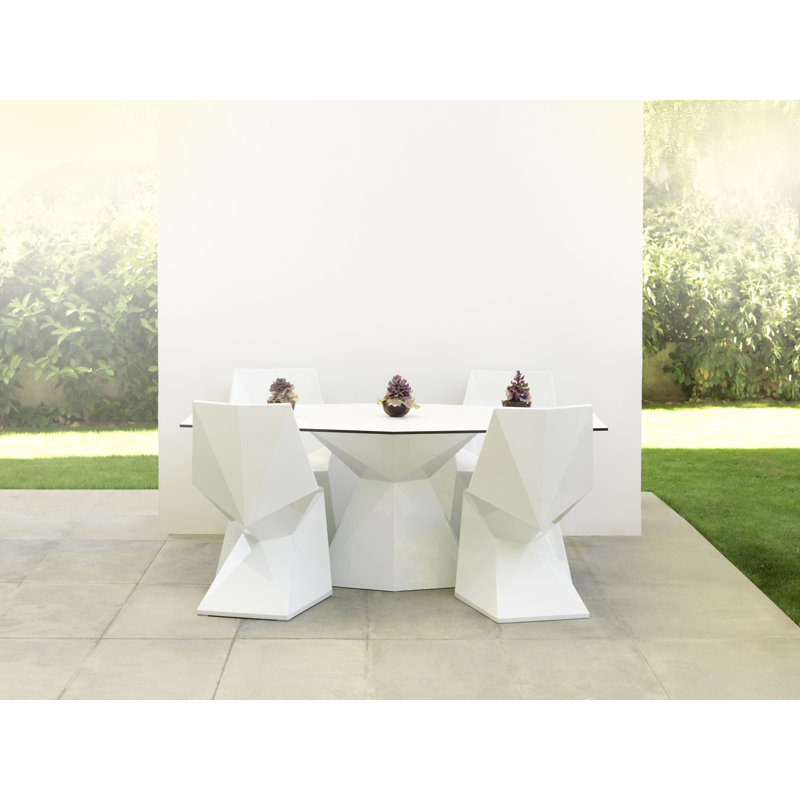 Vertex Patio Dining Chair, Ice