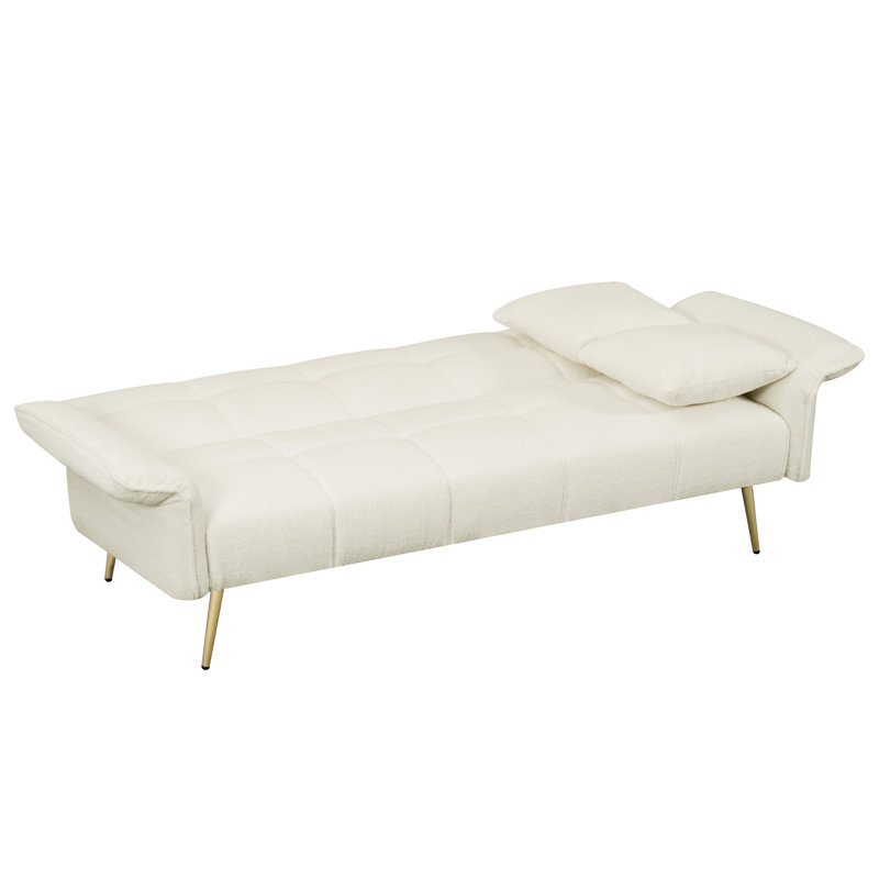 Canapé-lit futon 70,1 ", Beige