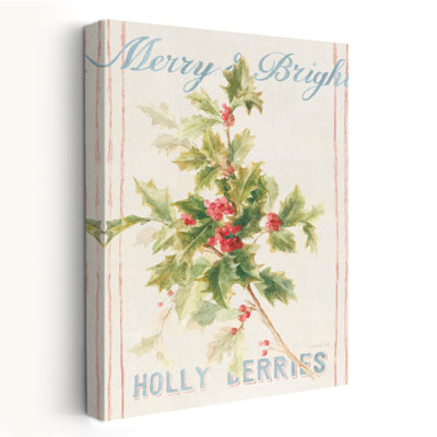 Baies et branches Floursack Holiday I Art