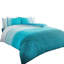 Geometric Polycotton Duvet Cover Set with Matching Pillowcases - Soft, Durable, Comfortable Unisex Bedding-1243952143-1243952130