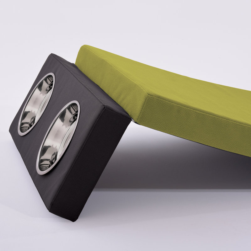 Orthopedic Microfibre Pet Bed, Green