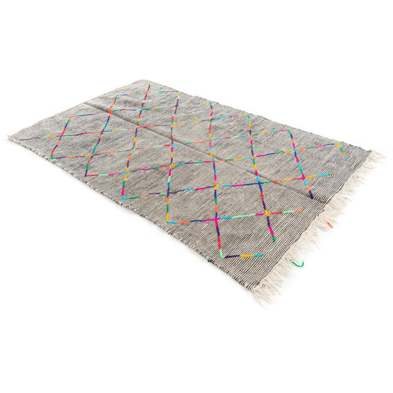 Tapis noir Parra