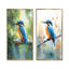 Art mural 2 pièces "Martin-pêcheur à la ferme" - animaux-38230278-38230273
