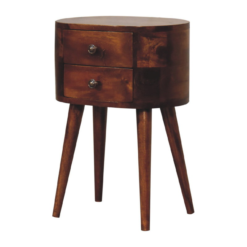 Hibbell 35cm W Solid Wood Bedside Table