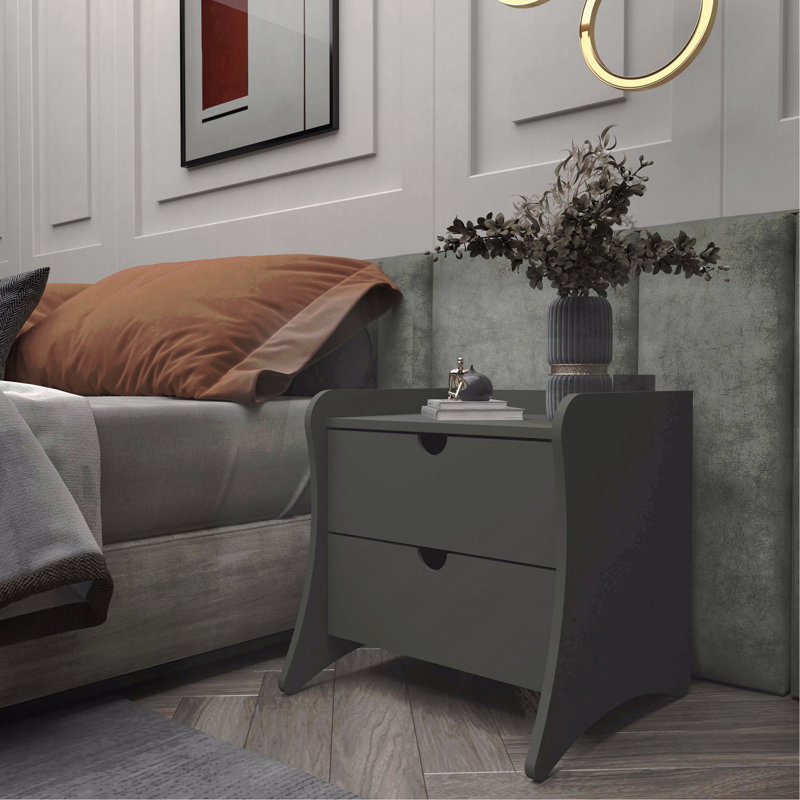 Table de chevet, Gris anthracite