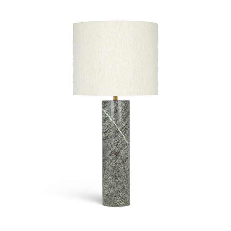 Lampe de table Titan Green, Marbre, Vert, Beige