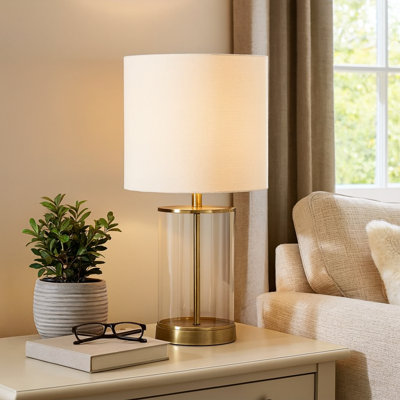 Glass Table Lamp