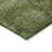 3' X 5' Artichoke Green And Beige Medallion Washable Indoor Outdoor Area Rug