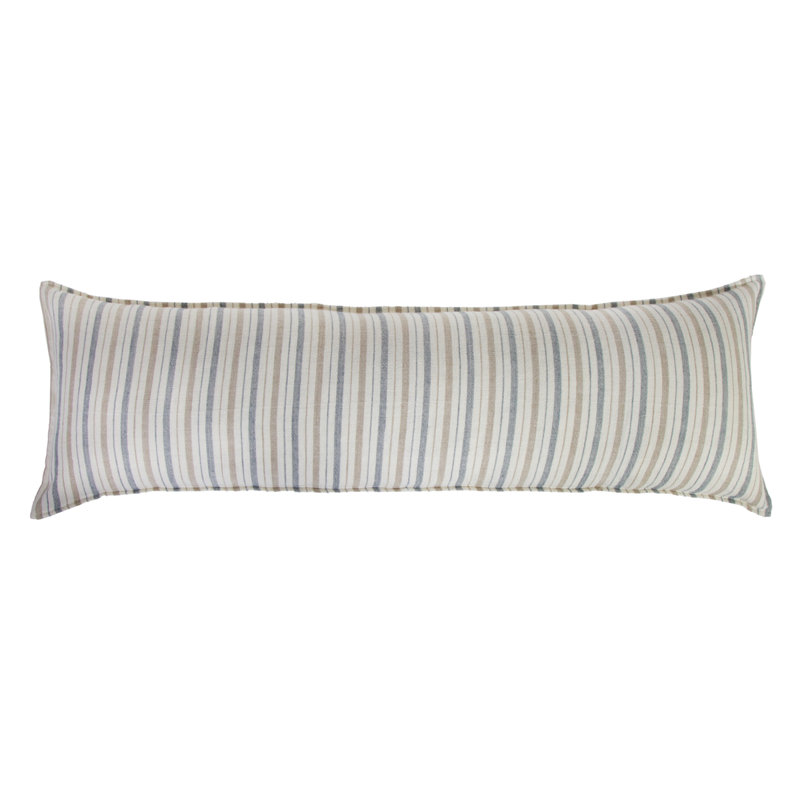 Naples Linen Pillow Cover & Insert, 18" x 60", Rectangular