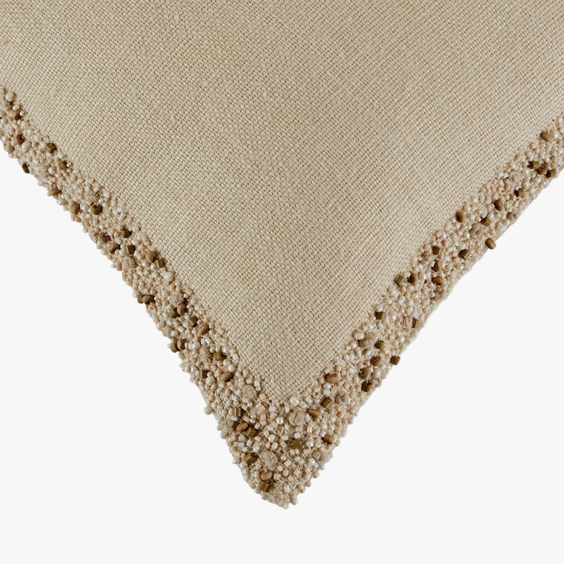 Coastal Breeze Serafina Pillow Cover & Insert, Ivory