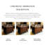 47.24 " W Pine Solid Wood and Glass Jewelry Armoire