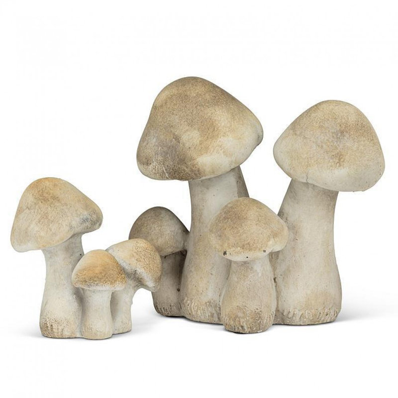 Figurine petite grappe de trois champignons