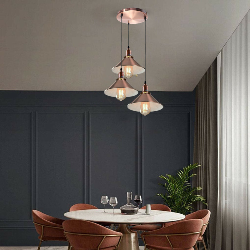 Eanes 3 - Light Copper Cluster Pendant