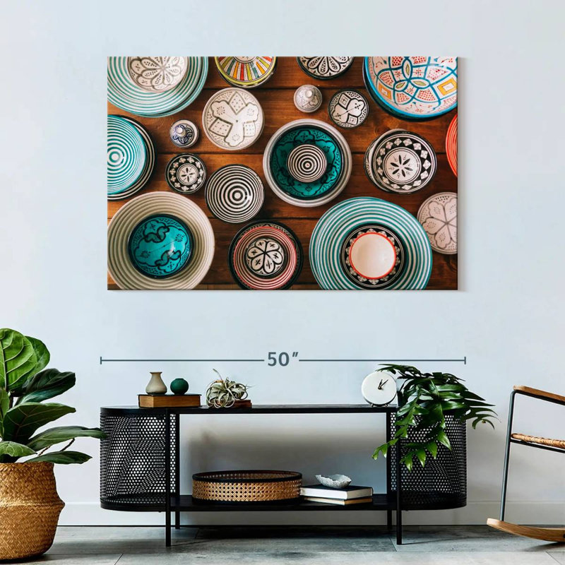 Senne Patterned Bowls, 32'' H x 48'' W