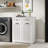 Laundry Cabinet ,With 2 Removable Laundry Basket  And 2 Drawers