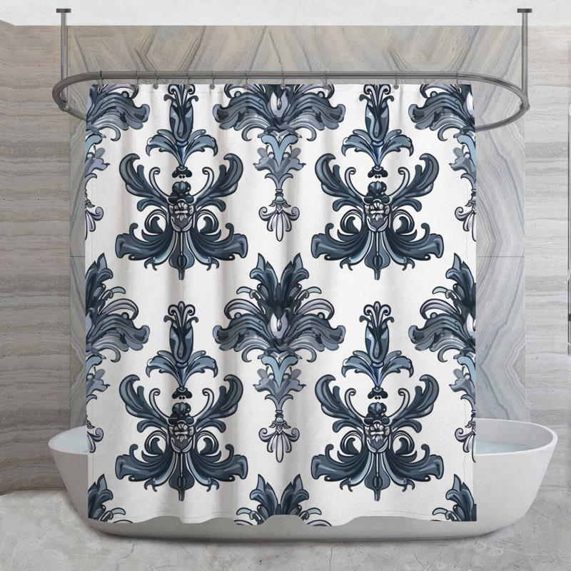Rideau de douche Baroque, H 73 po x l 70 po