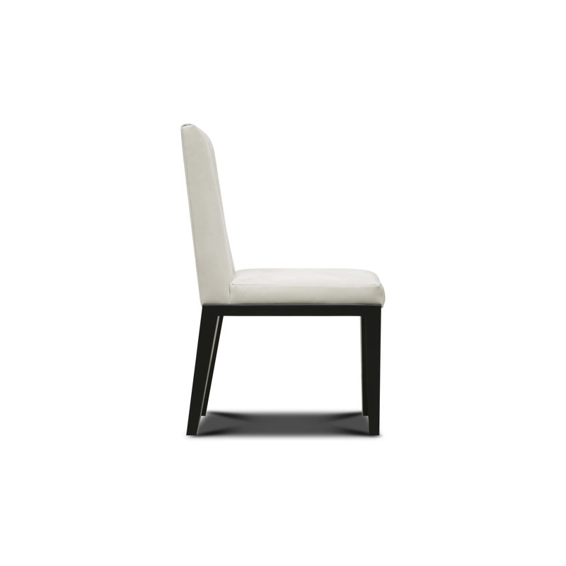 Flute Leather Dining Chair
