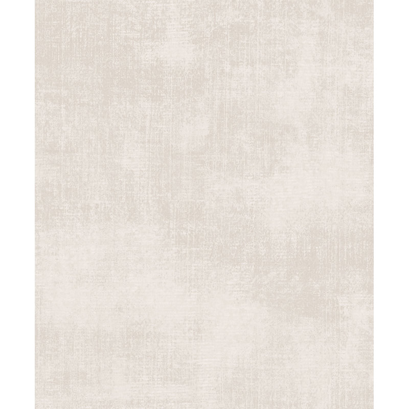 Atmosphere Metallic Linen Effect 33' L x 21" W Wallpaper Roll, Beige