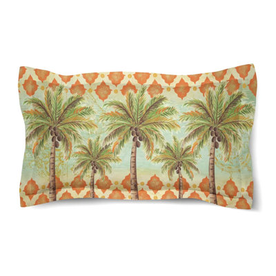 Laural Home Spice Palm II Duvet Sham