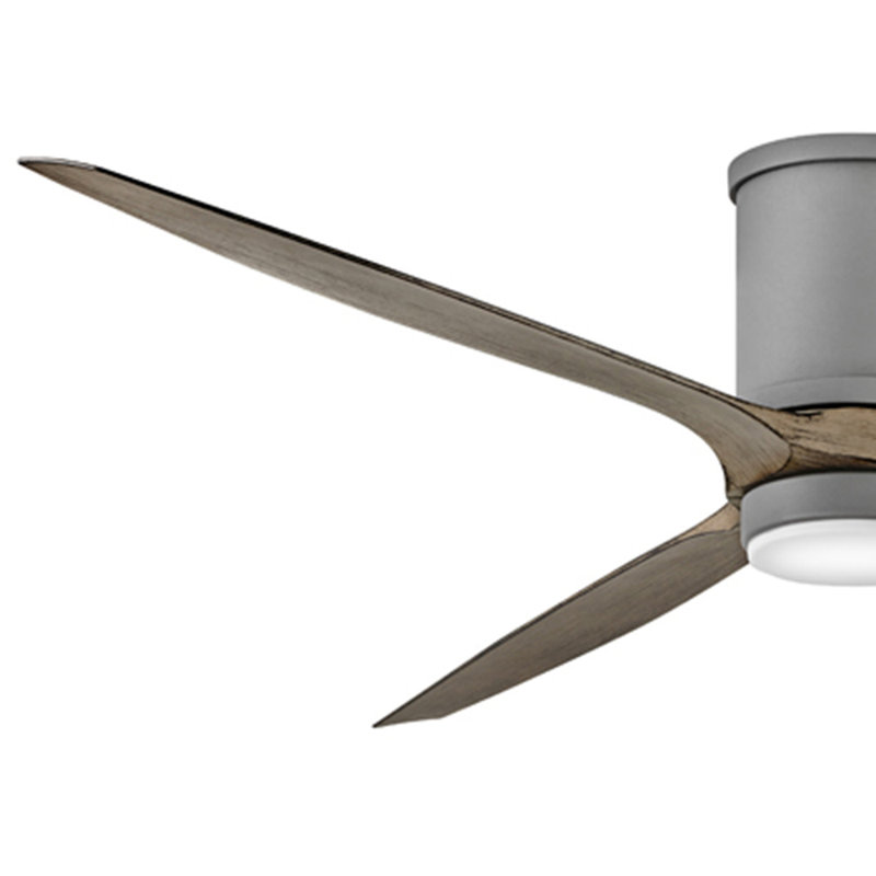 Ventilateur à DEL 72 po Hover Flush, Graphite