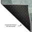 Tapis géométrique de qualité supérieure lavable à la machine AMF1751-1180603280