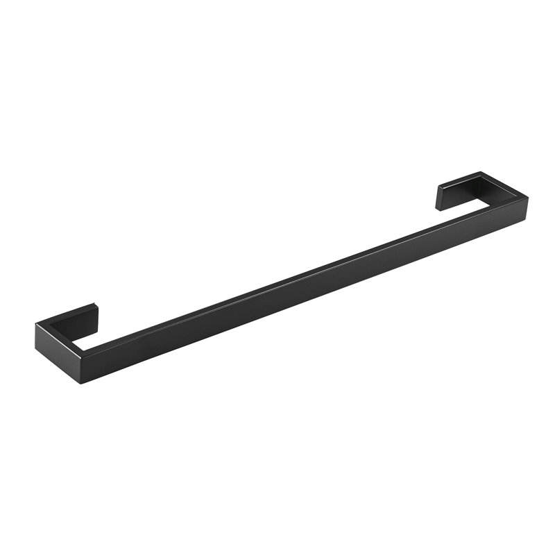 Porte-serviettes mural, Noir mat