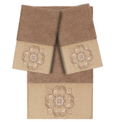 ALYSSA 3 Piece Turkish Cotton Towel Set