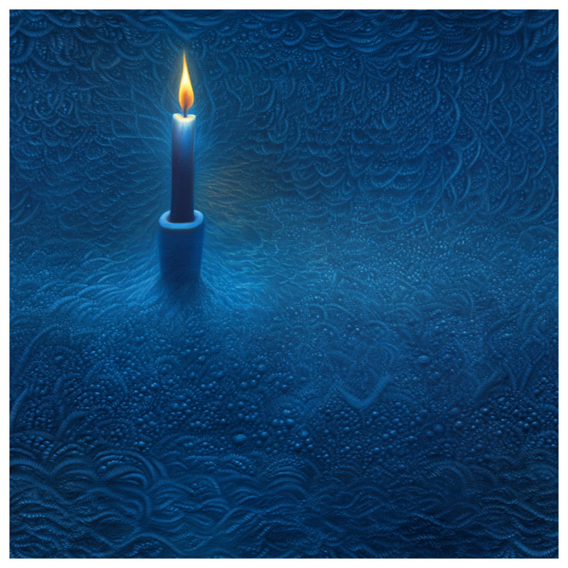 Coussin Candle, 20 x 20 inches