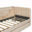 Lit de jour simple tapissier avec tiroirs-2119640117