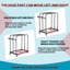 Chariot de transport robuste pour table et chaises avec coussinets souples réglables - Support de chaise à fixation latérale avec poignée sécurisée