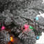 7.5' Artificial Fir Christmas Tree with Color & Clear Lights