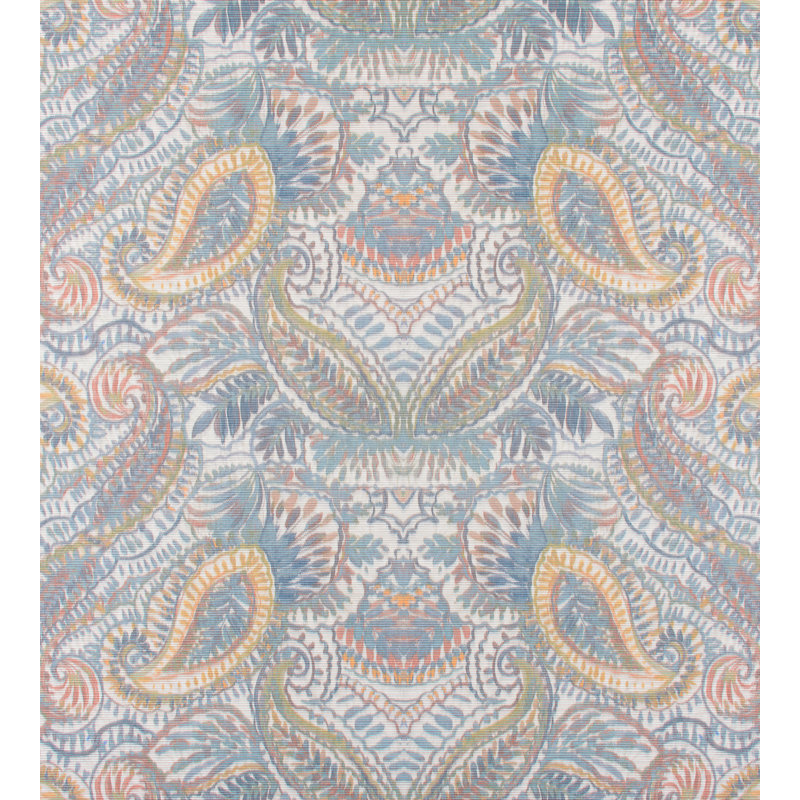 Indra Fabric, Slate Blue