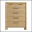 Commode 6 tiroirs brun clair avec rangement spacieux et finition élégante de dune de sable pour les espaces de vie modernes