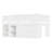 Full-Size Loft Bed with Storage Cabinet & Chalkboard Panel for Kids – Solid Wood, Space-Saving, white-1689513908