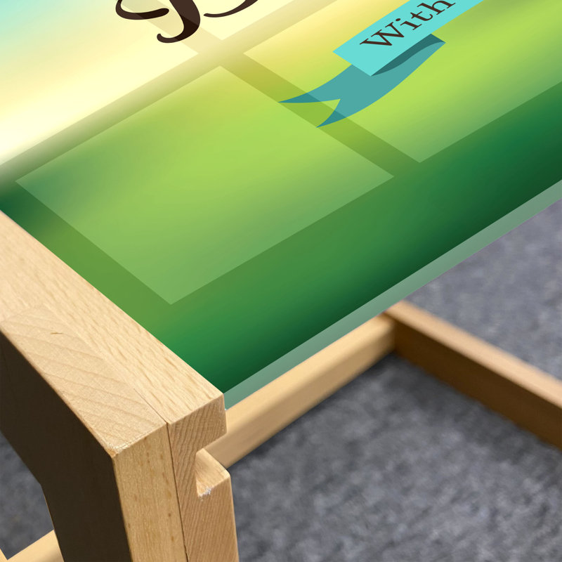 Trestle Coffee Table, 40cm H x 91cm W x 62cm D