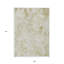 Tapis extérieur lavable floral beige kaki et beige 9 'X 12'
