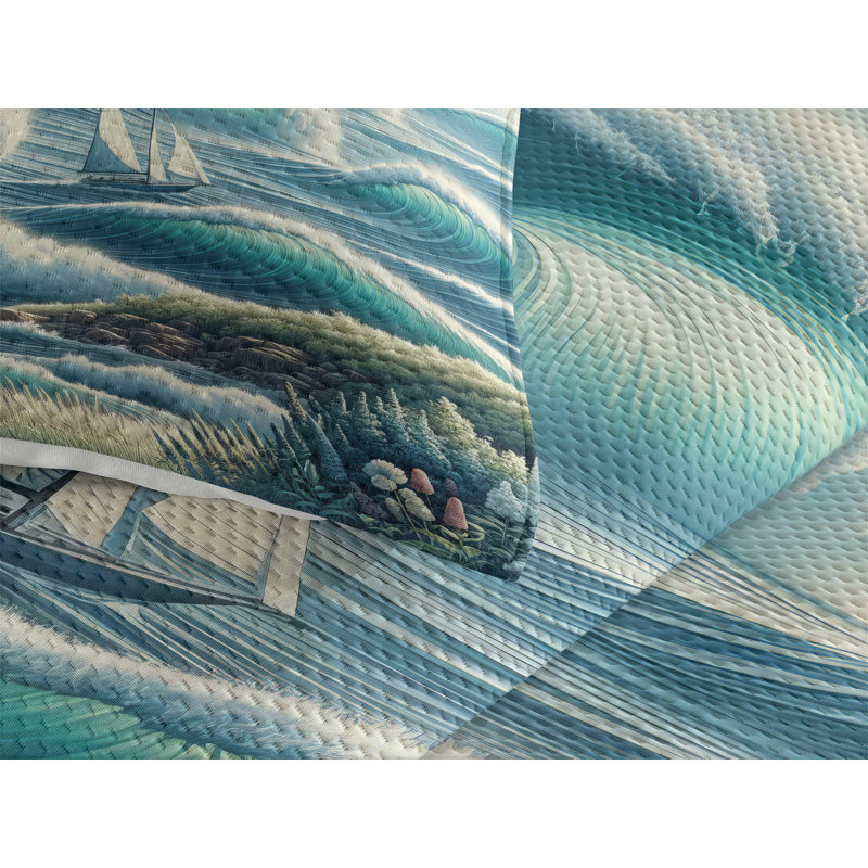 Polyester Coverlet, King Coverlet + 2 Standard Shams
