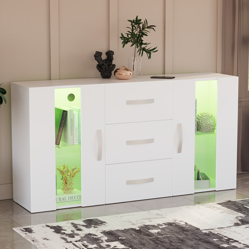 Daugherty 135cm Sideboard, White