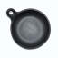 Batterie de cuisine ancienne, casserole en argile Chamba, moyenne, 48 onces