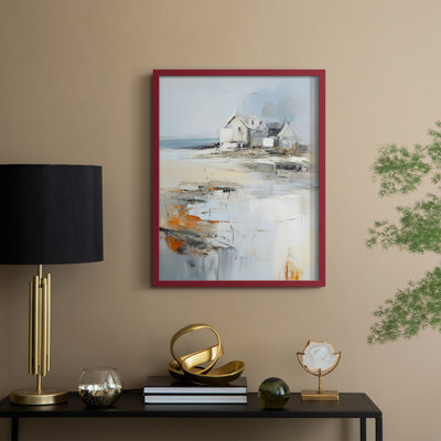 «NAUTICAL Series», reproduction encadrée en bois massif