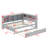 Daybed Including Trundle, Storage Shelf and USB Ports, Multi-Functional Design for Apartments-306670695